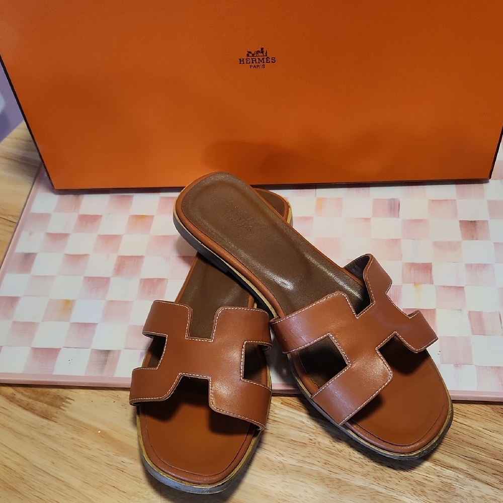 Hermès Oran Sandals - Authentic - EU 40 - US 9/9.5 - Picture 4 of 10